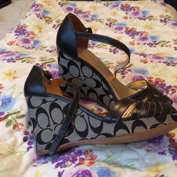 Blue Coach Sandals - Picture 2 of 2